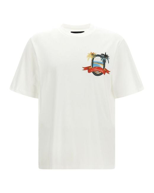 Amiri White 'Ma Paradise' T Shirt