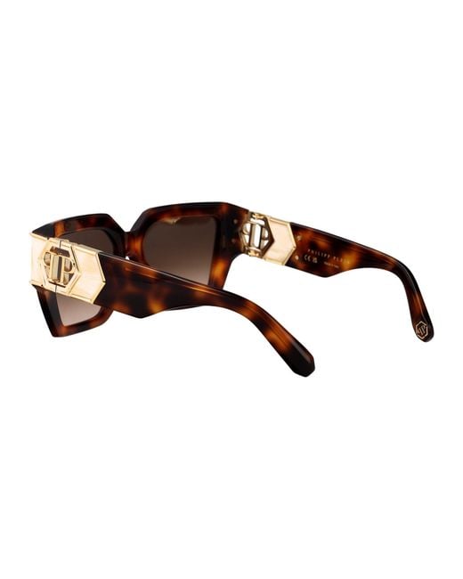 Philipp Plein Brown Sunglasses