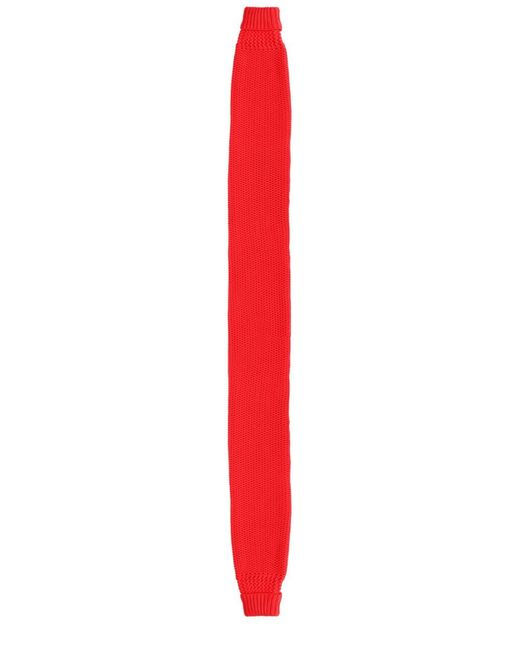 YMC Red "Sleeve" Scarf for men