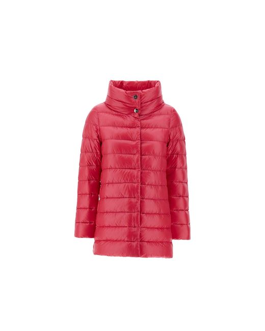 Herno Red Amelia Padded Coat
