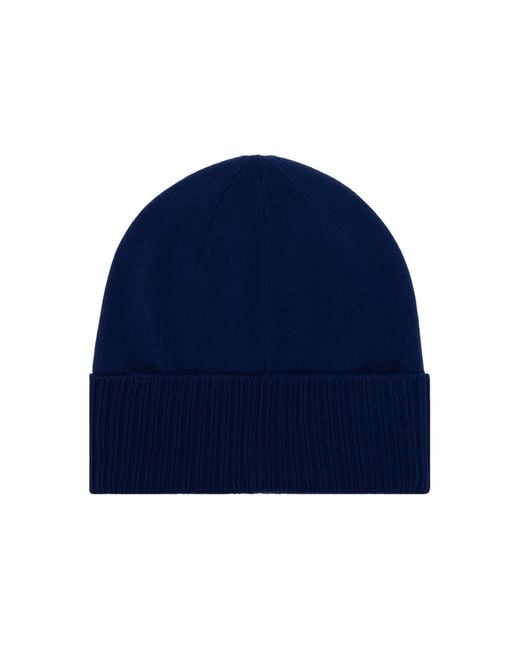 Givenchy Blue Wool Logo Hat