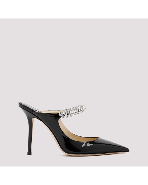 Jimmy Choo Black Bing 100 Patent Pump