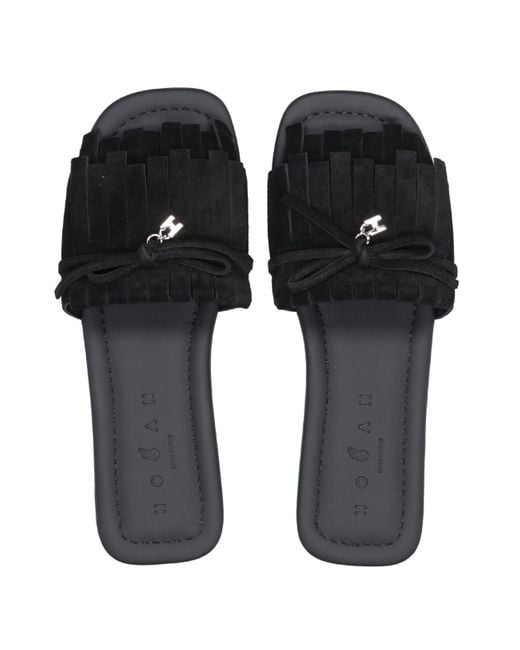 Hogan Black Sandals
