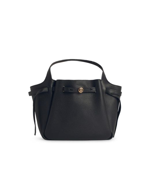 Tory Burch Blue 'Romy' Black Lear Tasche
