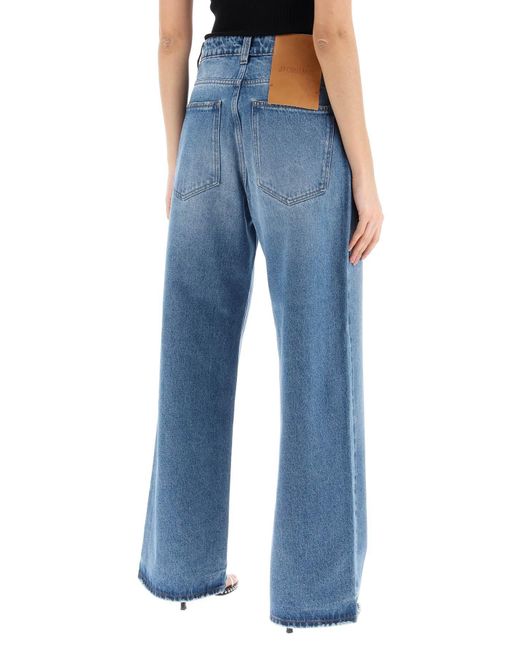 Jacquemus Blue Wide -Bein -Jeans