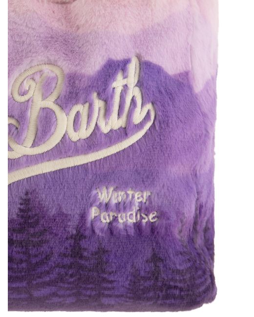 Colette Colette Soft and Furry Borse con stampa di Mc2 Saint Barth in Purple