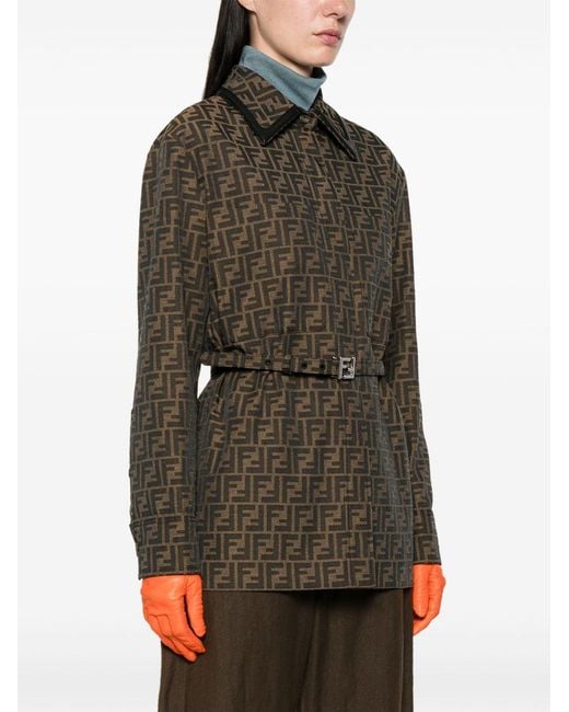 Fendi Green Ff Jacket