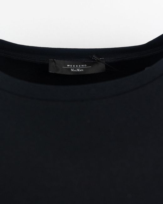 Weekend by Maxmara Black T Shirt Multif Nera