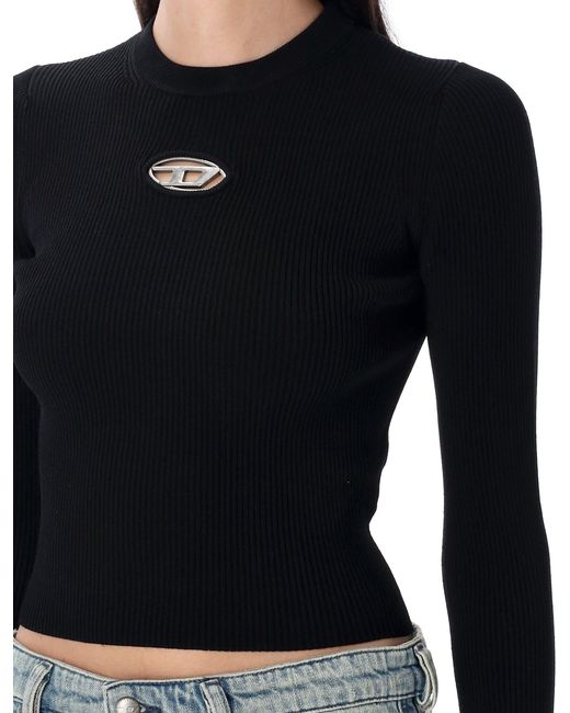 DIESEL Top Zwart in het Blue