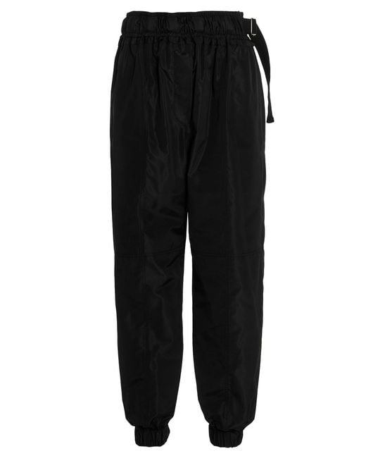 Proenza Schouler Black Taffeta Pants