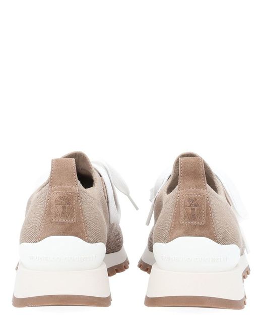 Brunello Cucinelli Natural Runner Sneakers