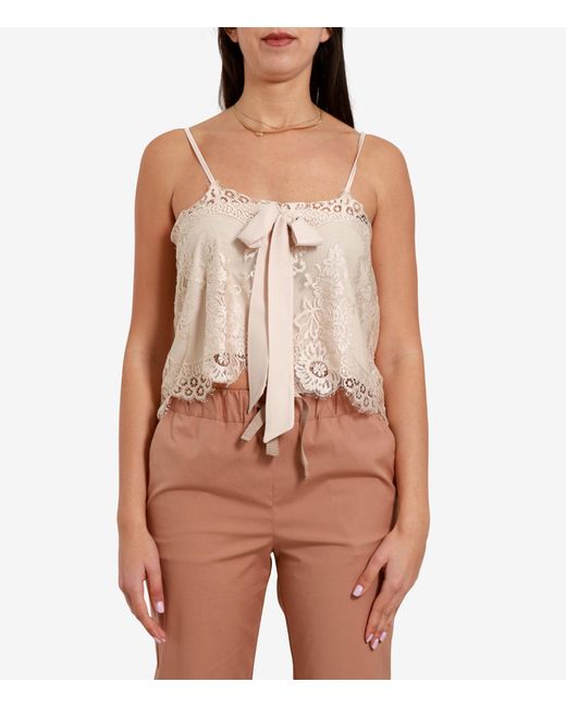 Aniye By Pink Top Flesh Colored
