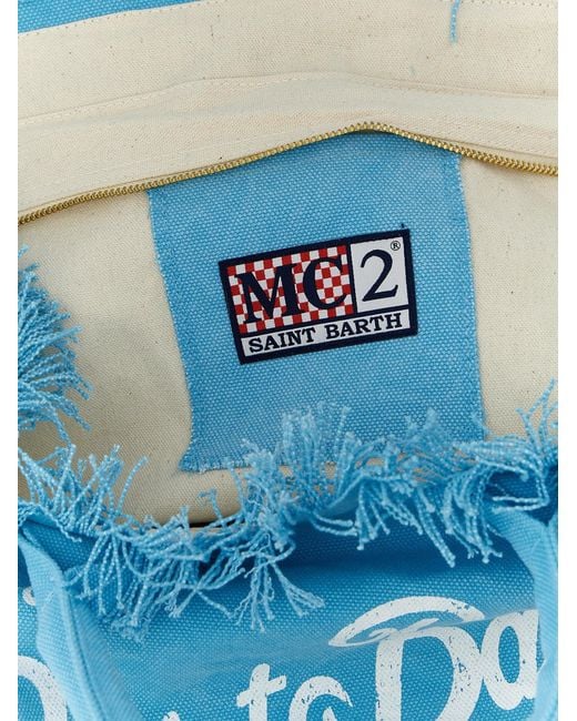 Mc2 Saint Barth Blue Vanity Shoulder Bags Light