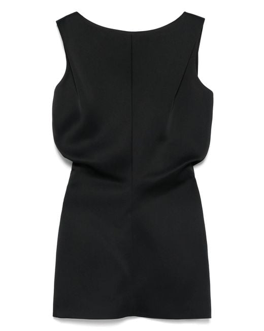 Khaite Black Acetate Toma Dress