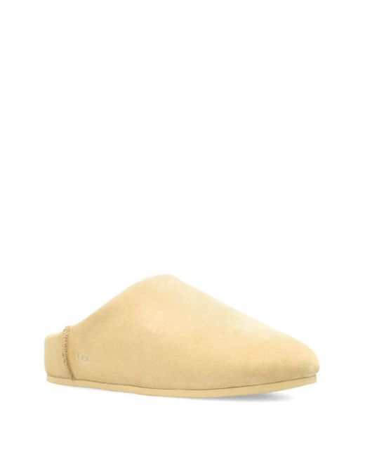 Ugg Muiltjes Met Lammy Voering En Platte Zool in het Natural