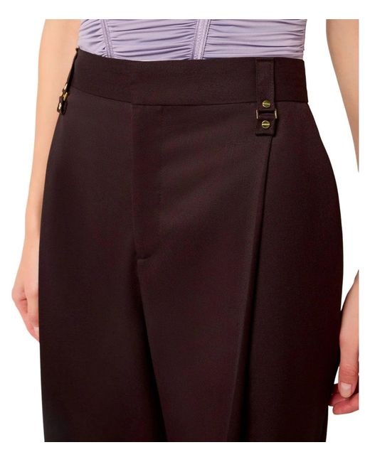 Elisabetta Franchi Red Bermuda Shorts