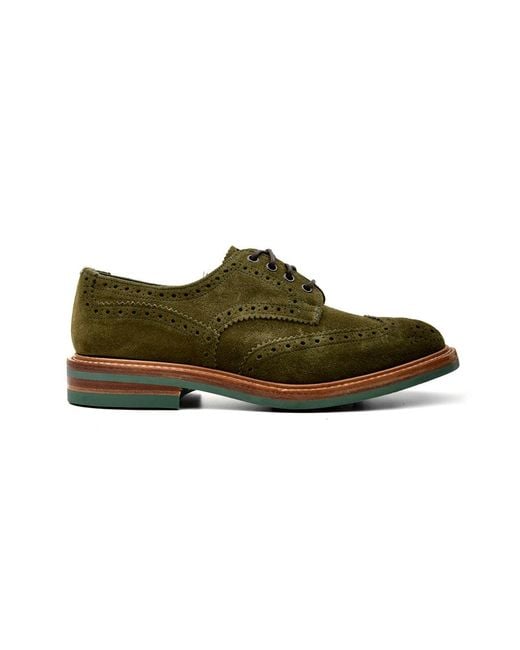 Tricker's Green Tricker 's Flache Schuhe