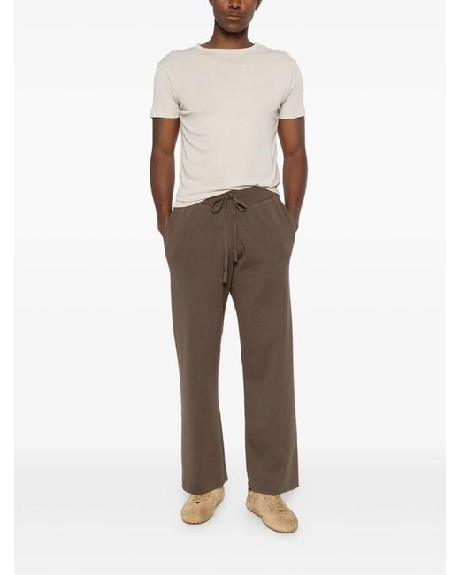 Entire studios Brown Straight Leg Knit Pant