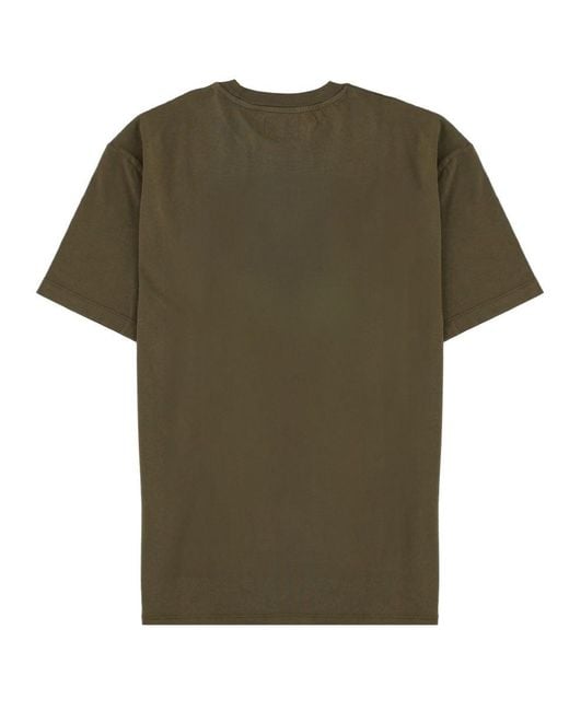 AMISH Green T-Shirt Con Logo