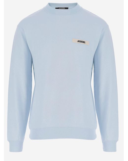 Jacquemus Blue Le Sweatshirt Gros Grain Sweatshirt