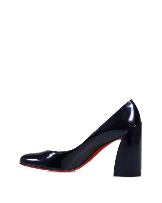 Christian Louboutin Blue Miss Sab Leather Pumps