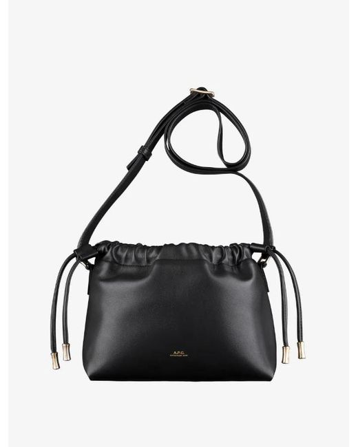 A.P.C. Black Ninon Mini-Tasche