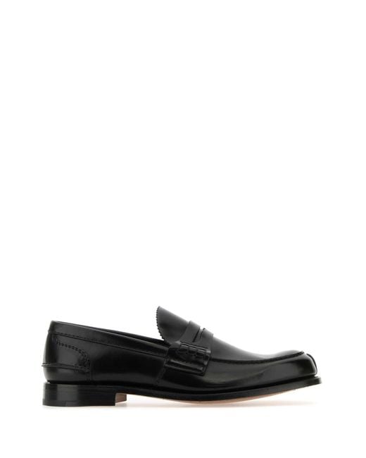 Church's Black Loafers Shoes for men