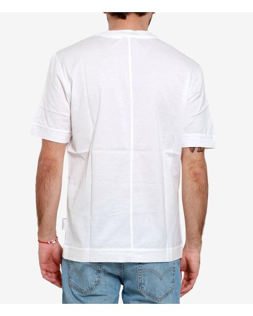 Paolo Pecora T-Shirts und Polos Weiß in White für Herren