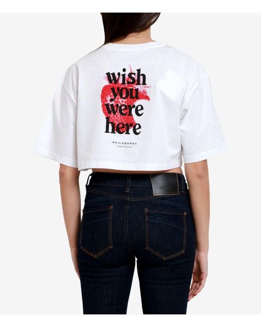 PHILOSOPHY BY LORENZO SERAFINI White Philosophie von Lorenzo Serafini T -Shirts und Polos