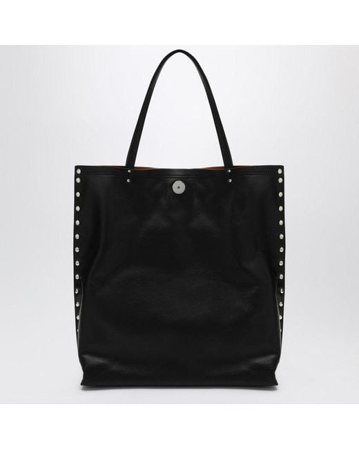 Zanellato Black Medium Tote Bag A' Spasso
