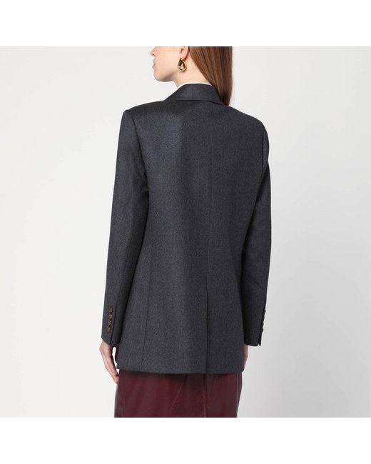 Blazé Milano Blue Blazé Milano Wool Double Breasted Blazer