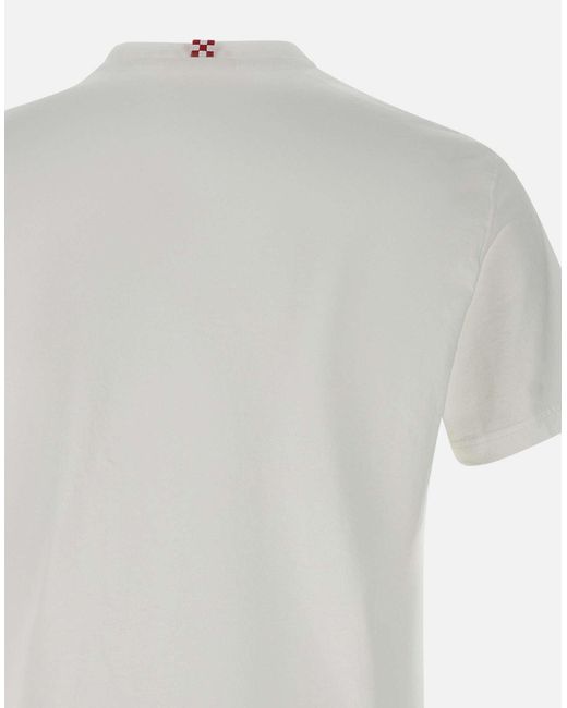 Portofino Coder de algodón orgánico Mc2 Saint Barth de hombre de color White