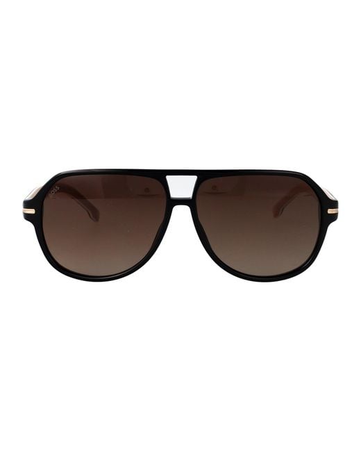 Boss Brown Squared Sunglasses Boss 1507/S 807 for men