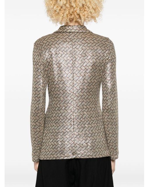 Siyu Brown Tallis Single-Breasted Jacket