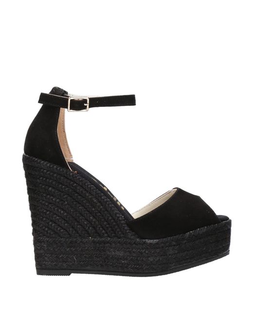 Espadrilles Black Sandalen Schwarz