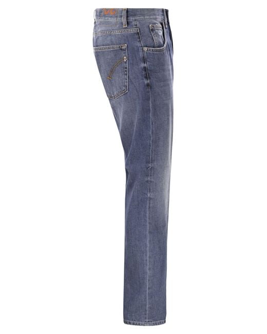 Dondup Blue Dian Carrot Fit Jeans for men