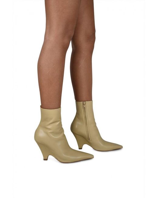 Francesco Russo White Leather Ankle Boots