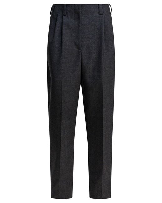 Givenchy Blue Wool Tailored Pants