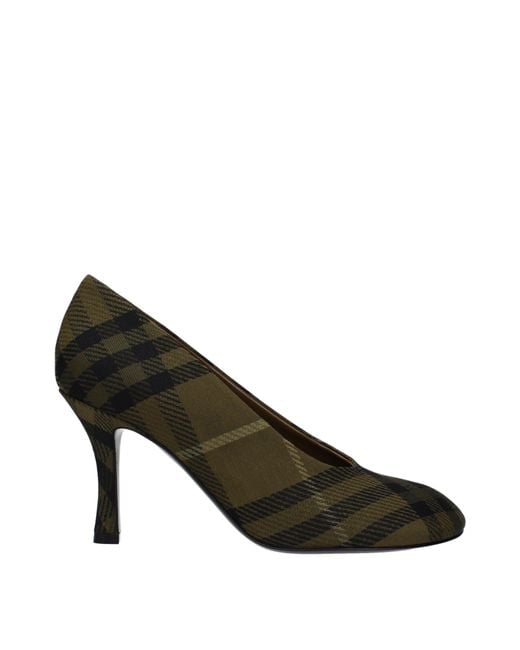 Burberry Green Fabric Broch