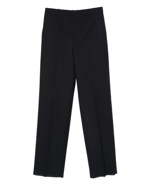 Pantalones de vestir de lana Saint Laurent de hombre de color Blue
