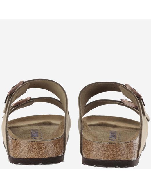 Birkenstock Brown Suede Sandals With Cork Sole