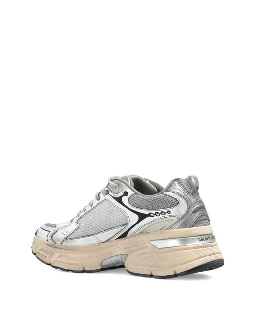 Golden Goose Deluxe Brand White "Lightstar" Sports Shoes