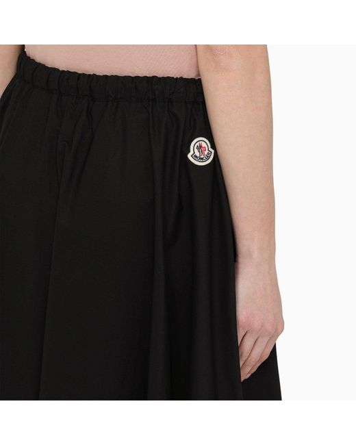 Moncler Black Maxi Skirt