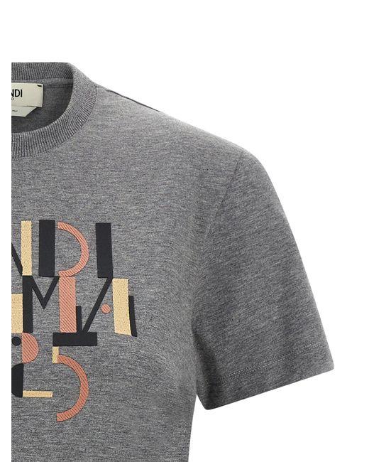 ' Roma 1925' Camiseta Fendi de color Gray