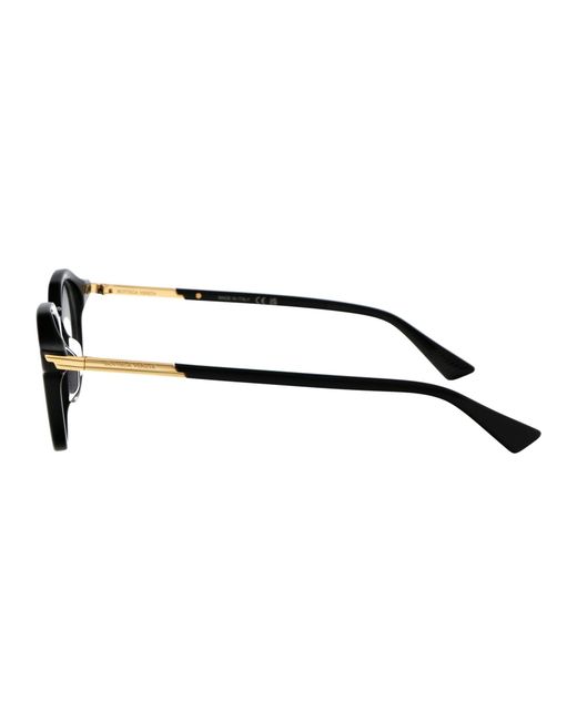 Bottega Veneta Black Transparent Acetate Glasses for men