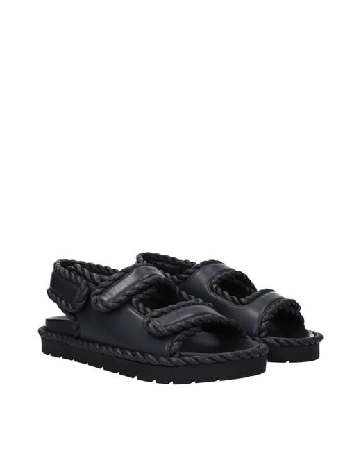 Bottega Veneta Blue Sandali Jack Donna Pelle Grigio/Ardesia for men