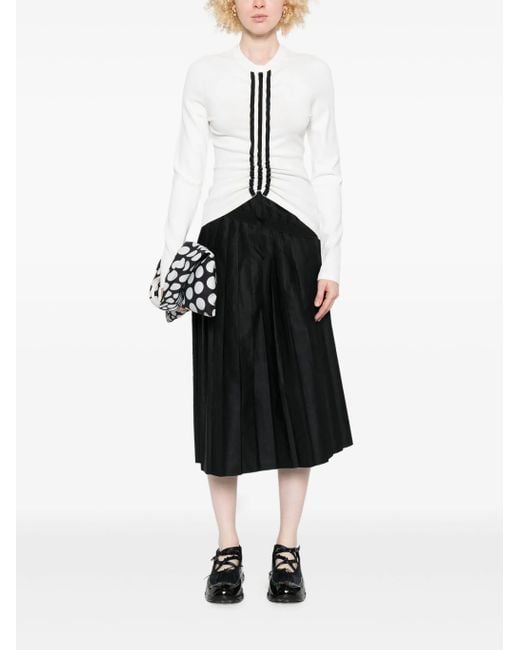 Y-3 White Fitted Cinch Ls