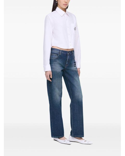 Marc Jacobs The Washed Jeans in het Blue