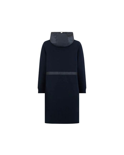 Herno Blue Hooded Coat