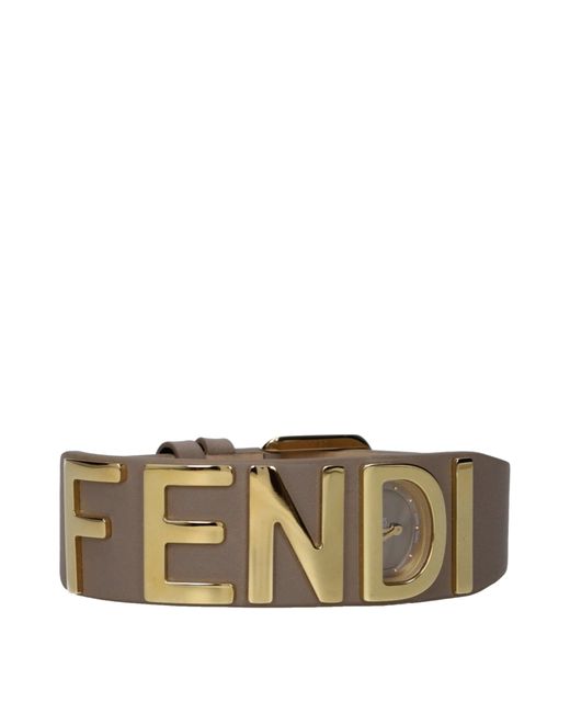 Fendi Multicolor Graphy Wristwatches Skin/Tortora